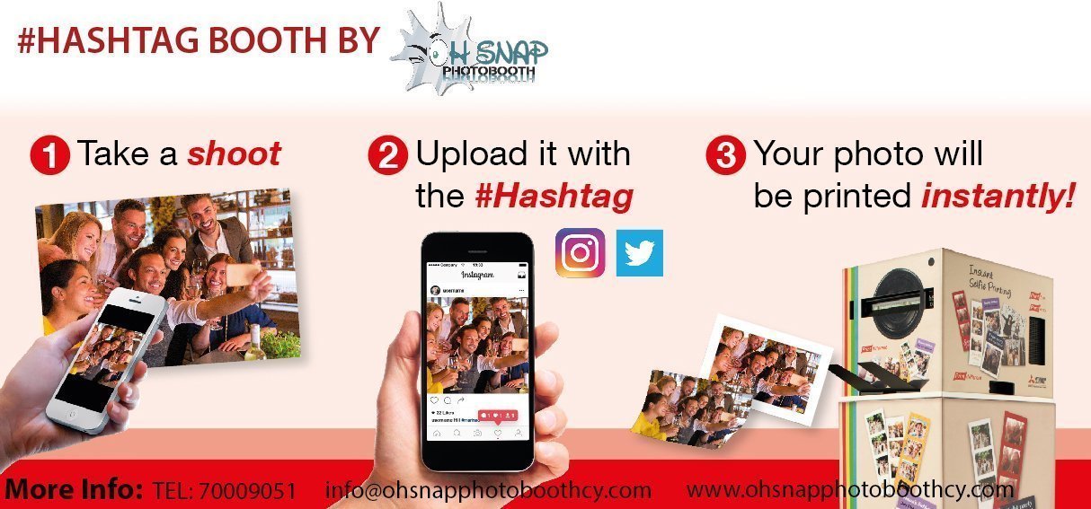 hashtag booth cyprus